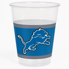 Detroit Lions 16oz Plastic Cups - 25 Pack