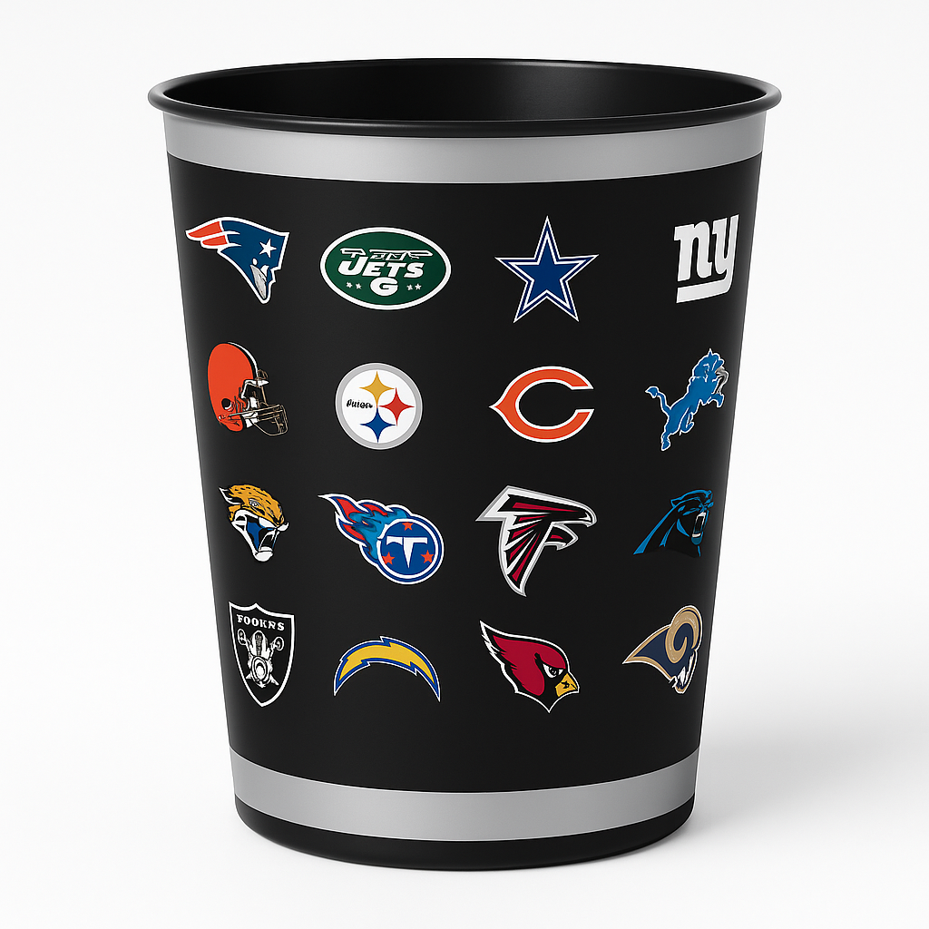 NFL All-Team Silver Party Cups