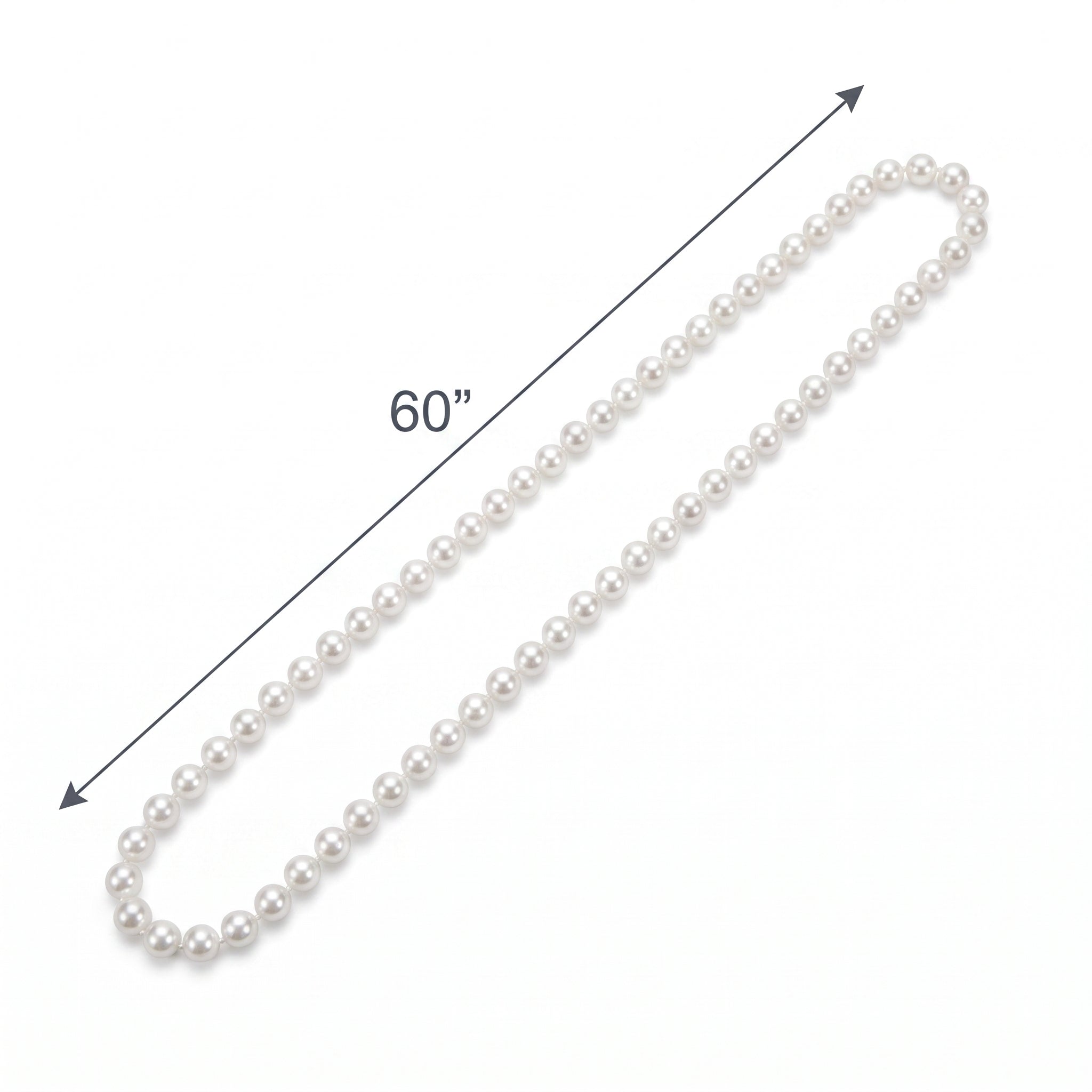 Hollywood Pearl Bead Necklaces - Set of 4