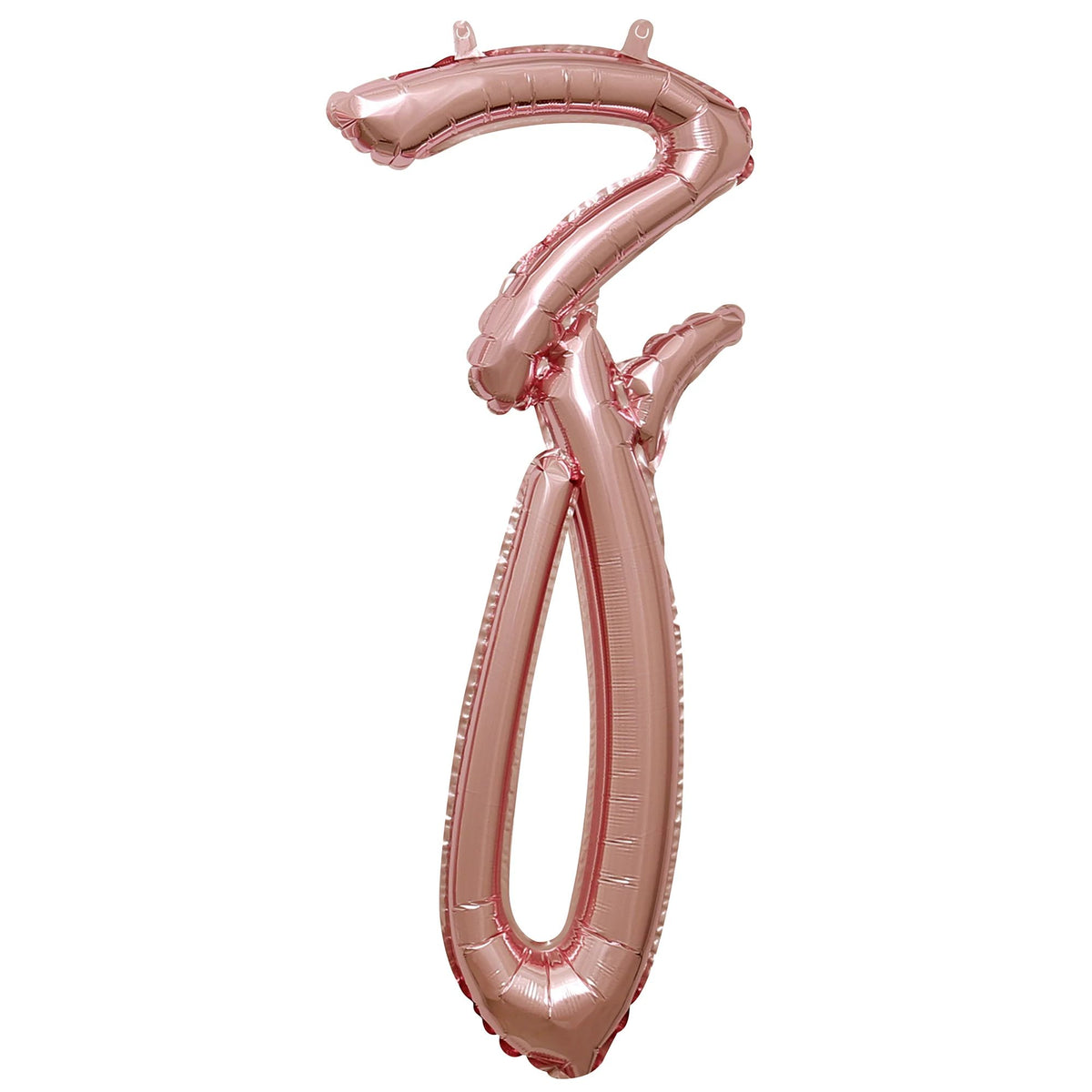 Rose Gold Script Letter "z" Foil Balloon | 16" Air-Filled