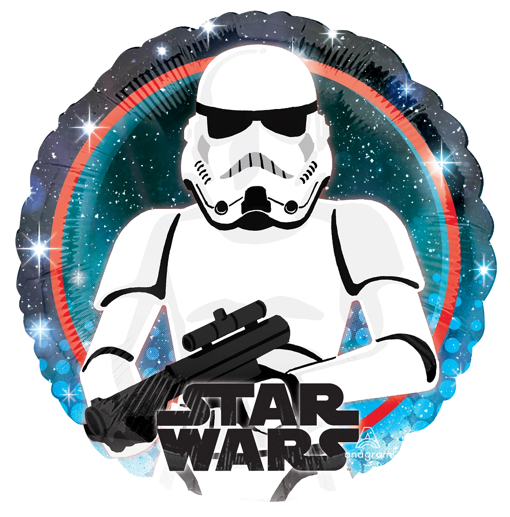 Storm Trooper Foil Balloon - 18-Inch Mylar