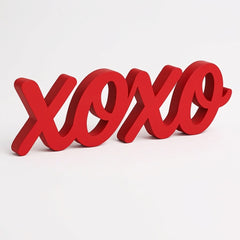 Romantic "XOXO" MDF Sign for Valentine's Day Decor
