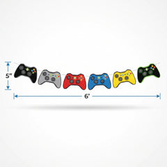 Level Up Light-Up Game Controller Banner for Kids' Birthday Parties