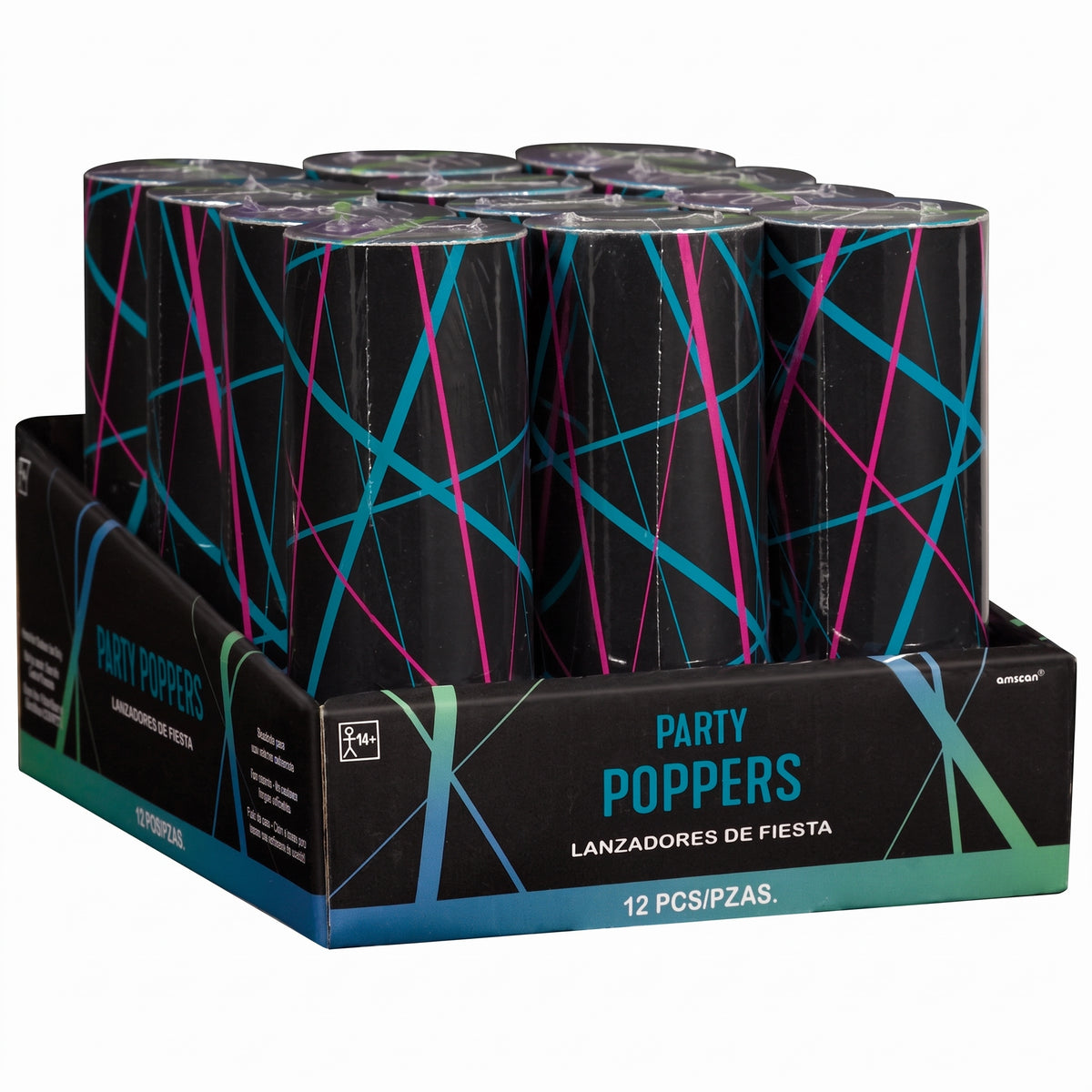 Finally 21 Confetti Party Poppers - Pack of 12