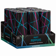 Finally 21 Confetti Party Poppers - Pack of 12