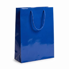 Extra Large Glossy Royal Blue Gift Bag