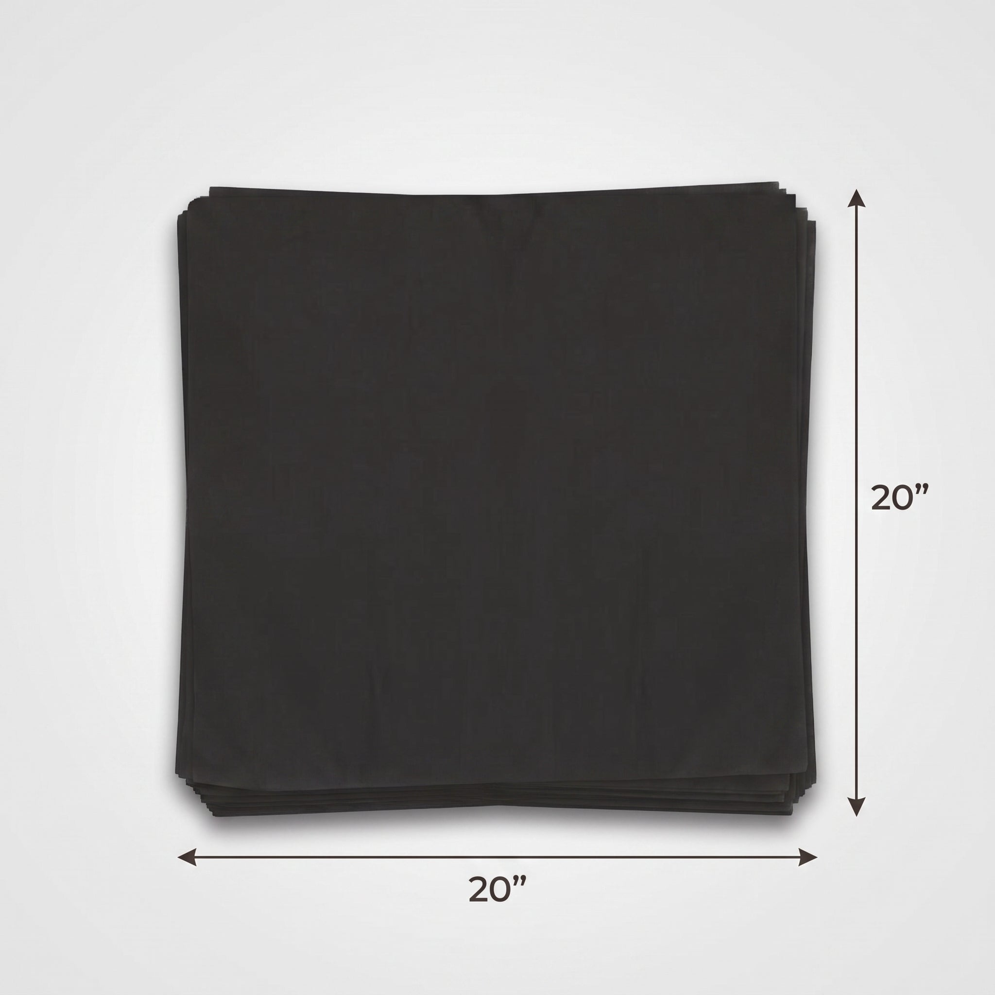 Black Tissue Paper Value Pack - 20 Sheets