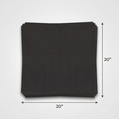 Black Tissue Paper Value Pack - 20 Sheets