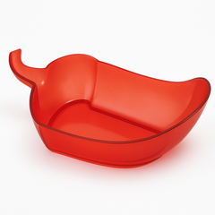 Red Chili Pepper Fiesta Dip Bowl - 9oz Plastic Serving Dish