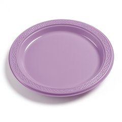 Lavender Plastic Dessert Plates - 7-Inch, 20 Pack