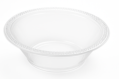 Clear 12 oz Plastic Bowls - Pack of 20