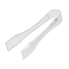 Silver Mini Metallic Serving Tongs - 6.2 Inch