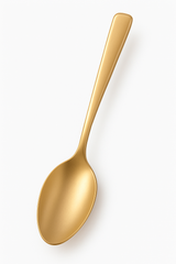 Elegant Gold Plastic Serving Spoons - 9.75"