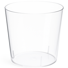 Clear Plastic Cylinder Container - 55 oz Candy Buffet Vessel