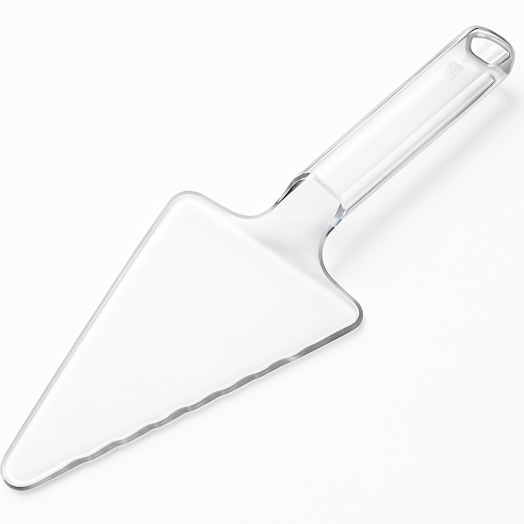 Clear Black Pie & Cake Server