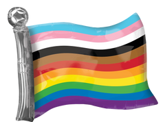 LGBTQ+ Pride Rainbow Flag Foil SuperShape Balloon