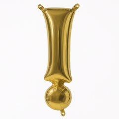 Gold Metallic Air-Filled Balloon