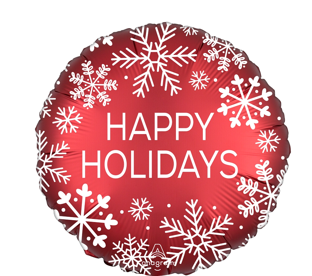 Festive Nordic Snowflake Foil Balloon - Standard Size