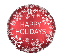Festive Nordic Snowflake Foil Balloon - Standard Size