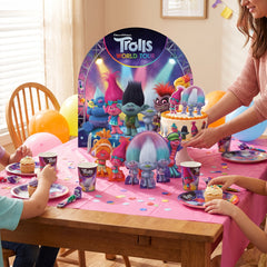 Trolls World Tour Table Decorating Kit for Kids Birthday Parties