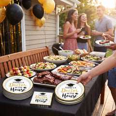 "There's a Doctor in the House" Graduation Party Plate Set - 30 Pack