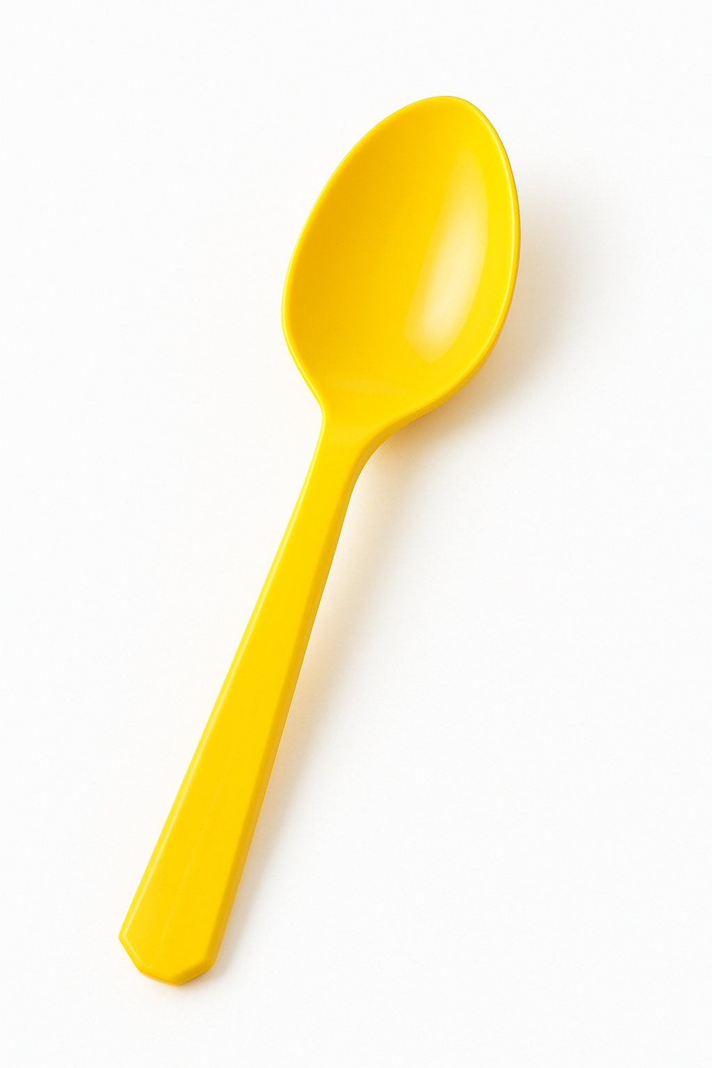 Sunshine Yellow Plastic Spoons - Economy Pack