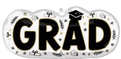 Graduation Metallic Foil Super Shape Balloon