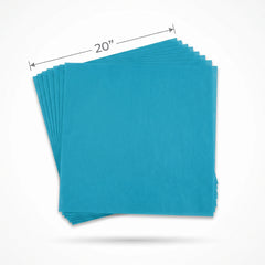 Caribbean Blue Tissue Paper Value Pack - 20 Sheets