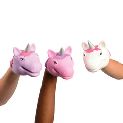 Unicorn Hand Puppets/12 Per Disp