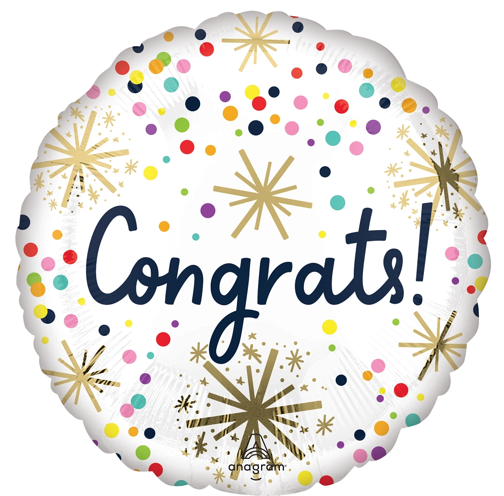Congratulations Foil Balloon - 18" Mylar