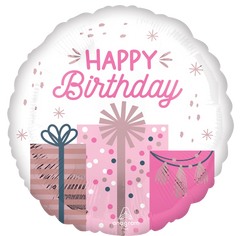 Pastel Birthday Foil Balloon - 18 Inch