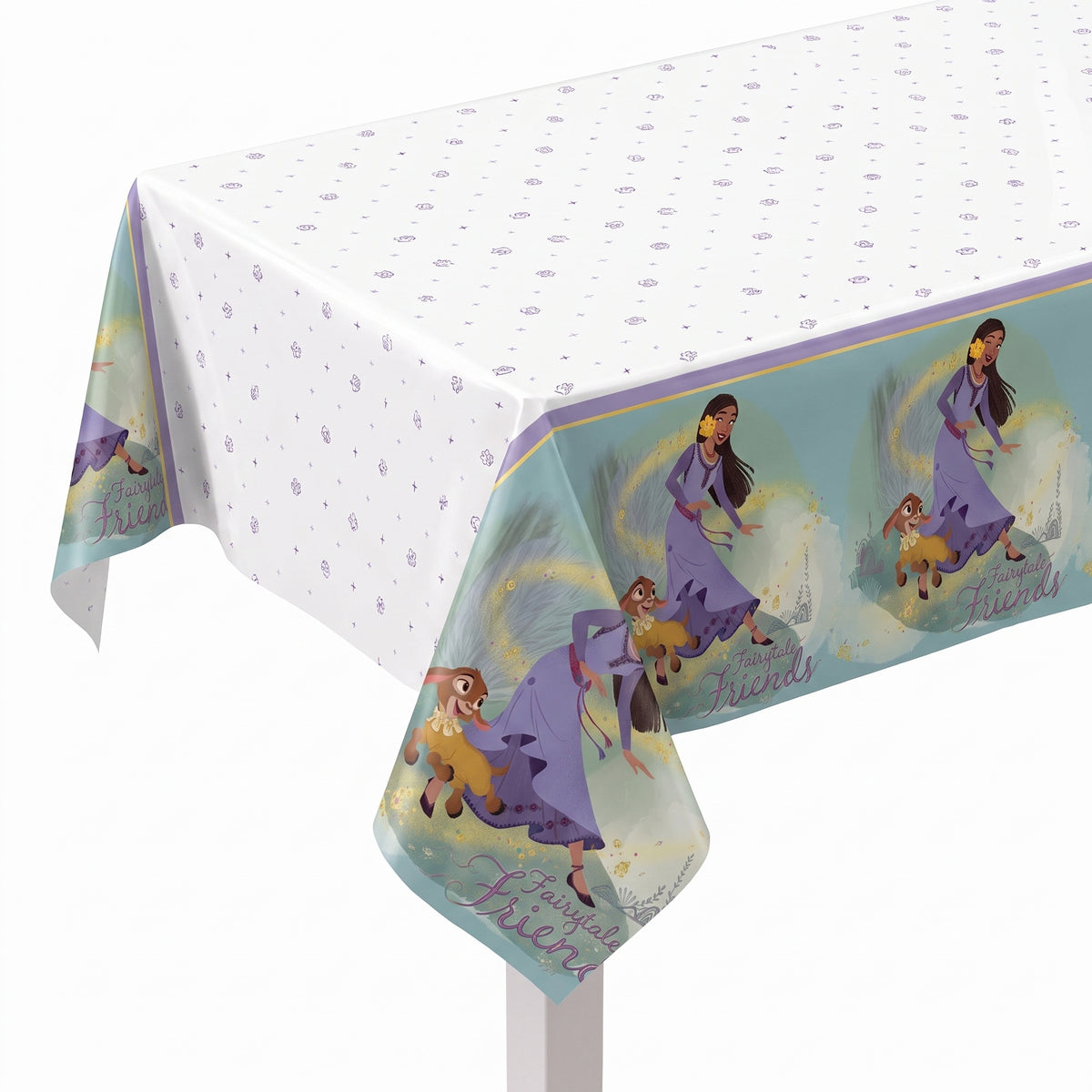 Disney Wish Plastic Reusable Tablecloth - 54 x 96 inches