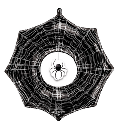 Creepy Spider Web Super Shape Foil Balloon Bouquet