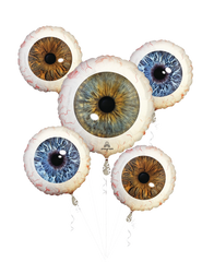 Creepy Eyeballs Halloween Foil Balloon Bouquet