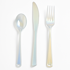 Iridescent Shimmer Party Cutlery Set
