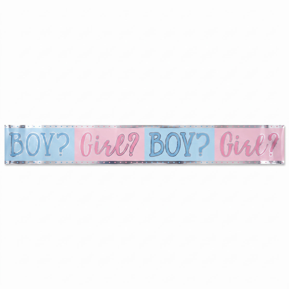 Pink or Blue? Gender Reveal Banner