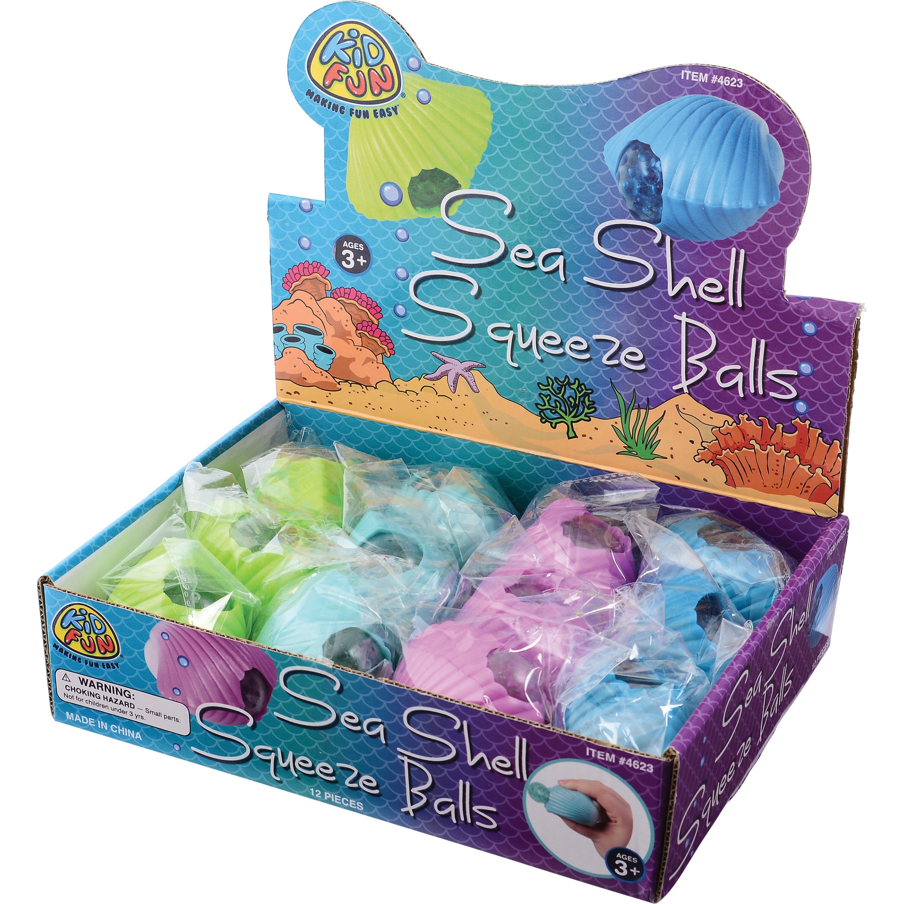 Sea Shell Squeeze Balls