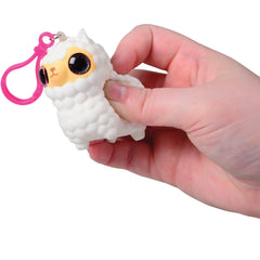 Squishy Llamas W/Glitter Eyes/12 Per Disp