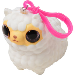 Squishy Llamas W/Glitter Eyes/12 Per Disp
