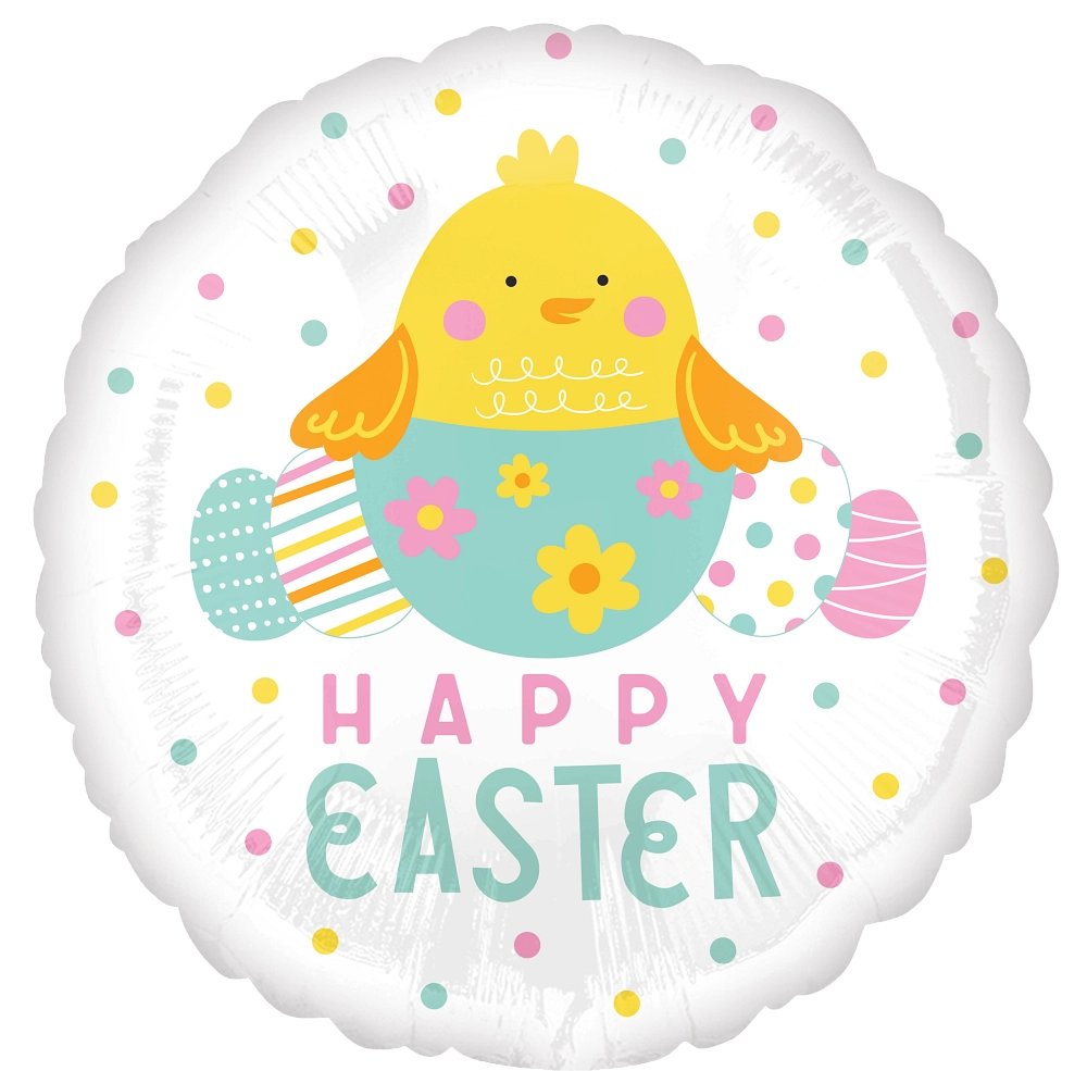 Happy Easter Metallic Balloon