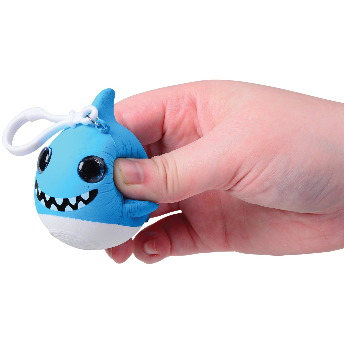 Squishy Sharks W/Glitter Eyes/12 Per Disp