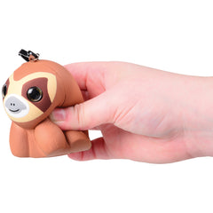 Squishy Sloths W/Glitter Eyes/12 Per Disp