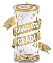 Metallic Pastel Graduation Super Shape Balloon