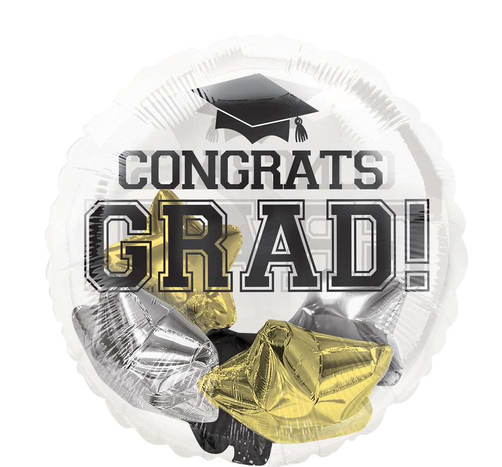 Deluxe Graduation Star Foil Balloon