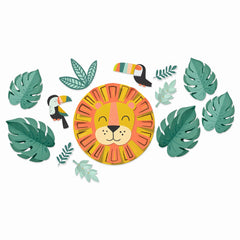 Get Wild Jungle Birthday Wall Decoration Kit