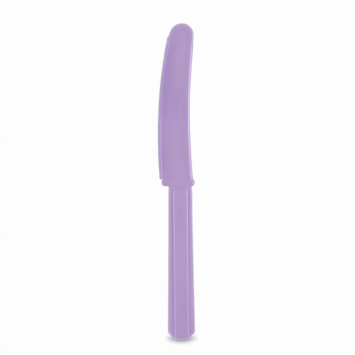 Lavender Plastic Economy Knives - 7.5 in.