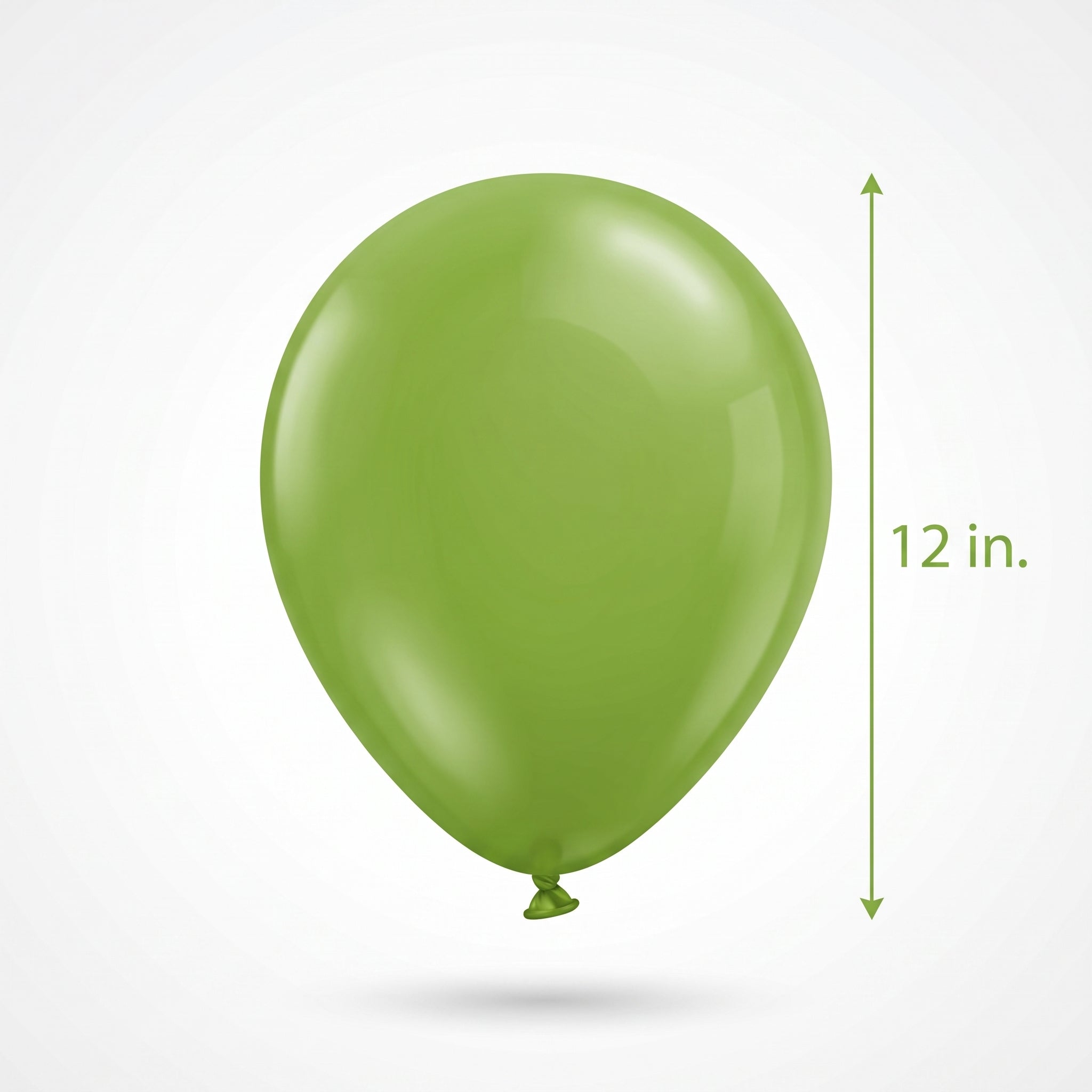 Kiwi Green Latex Balloons - 12" | Pack of 72