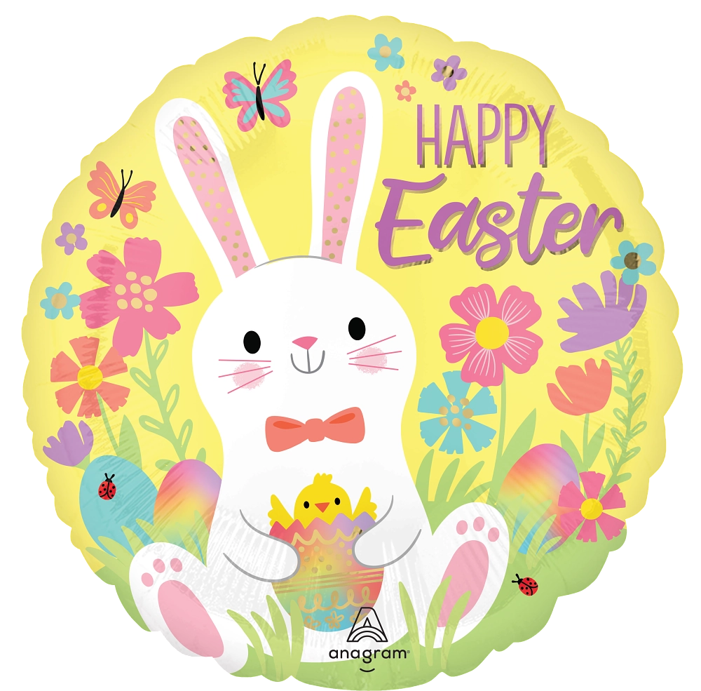 Easter Bunny Love Foil Balloon