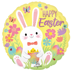 Easter Bunny Love Foil Balloon