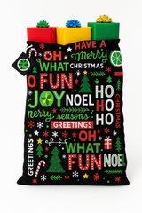 Joyful Holiday Gift Sack - 36" x 44" Christmas Bag